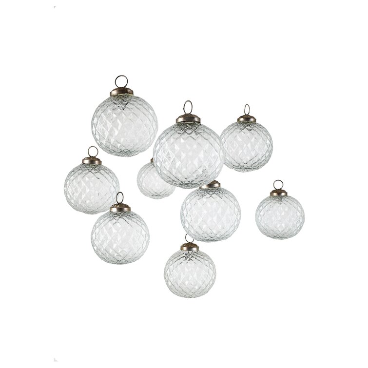 Plain shop glass ornaments